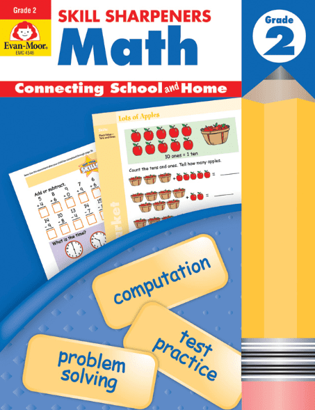 Skill Sharpeners Math Grade 2 from Evan-Moor