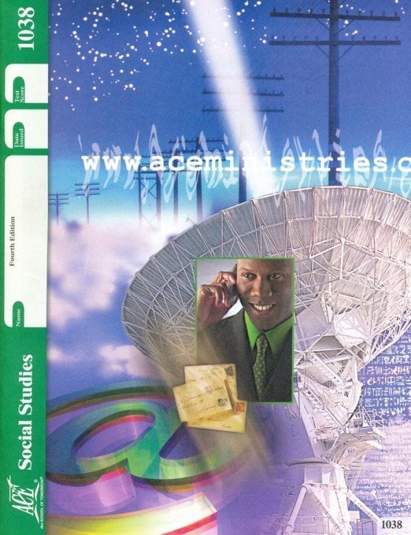 4th Grade Social Studies Pace 1038 by Accelerated Christian Education ACE