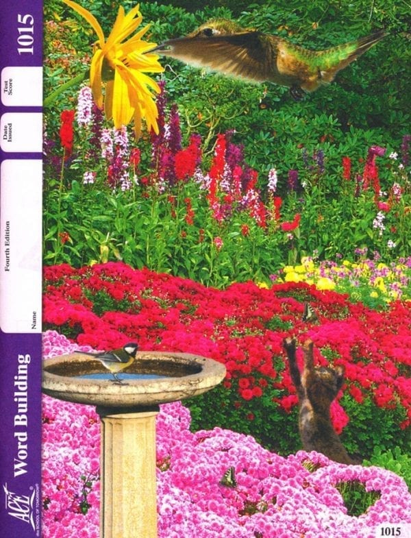 2nd Grade Word Building Pace 1015 by Accelerated Christian Education ACE