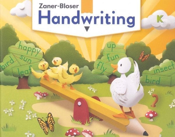 Handwriting: Kindergarten (2020) from Zaner-Bloser