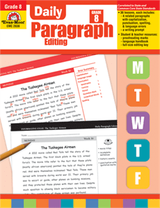 Daily Paragraph Editing Grade 8 from Evan-Moor