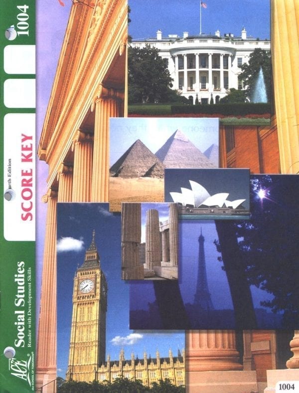 1st Grade Social Studies Answer Key 1004 by Accelerated Christian Education ACE