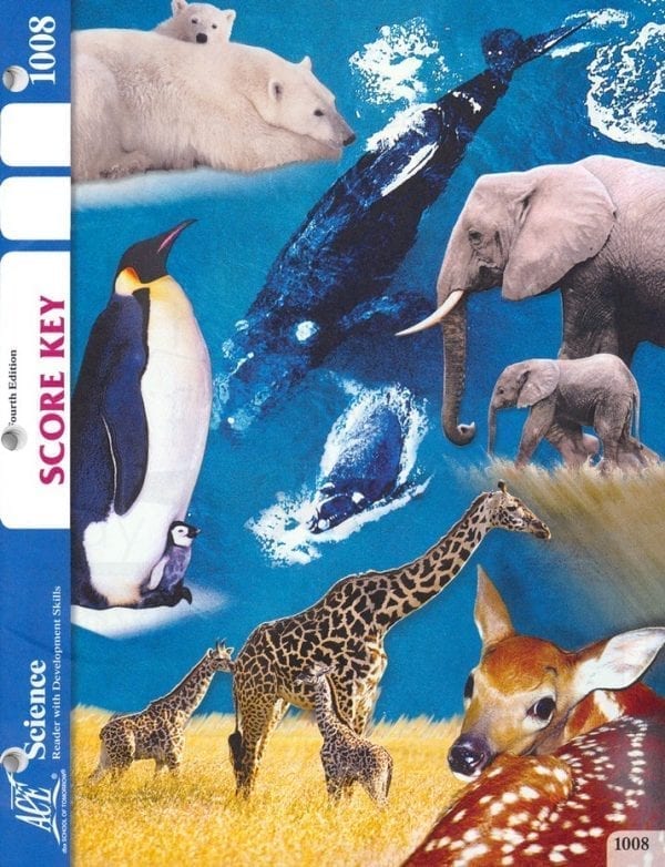 1st Grade Science Answer Key 1008 by Accelerated Christian Education ACE
