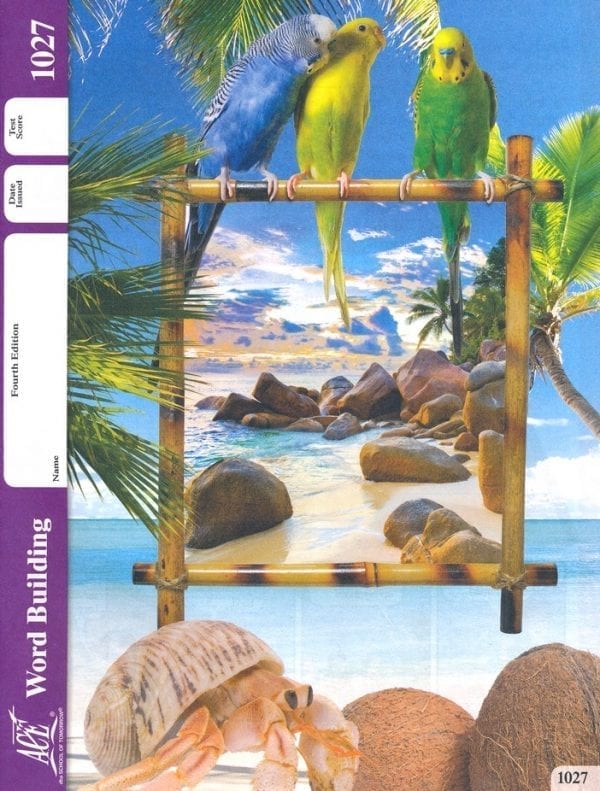 3rd Grade Word Building Pace 1027 by Accelerated Christian Education ACE