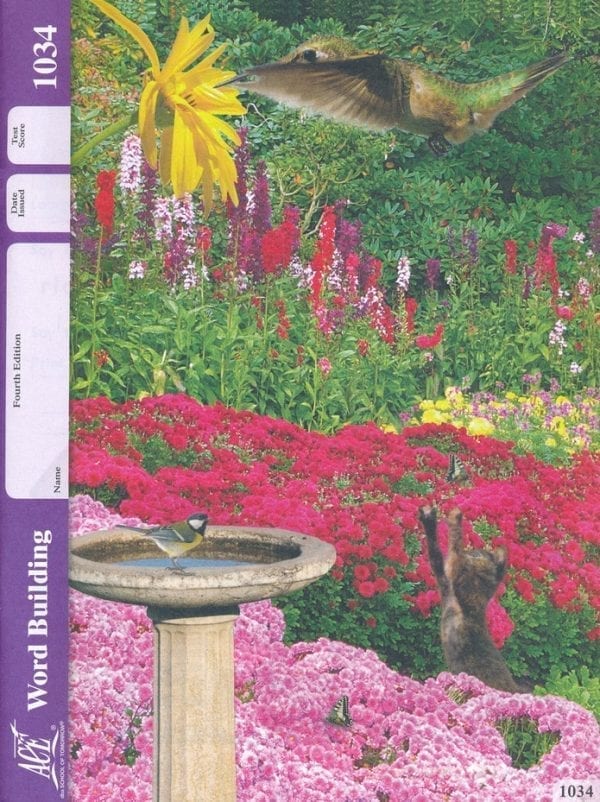 3rd Grade Word Building Pace 1034 by Accelerated Christian Education ACE