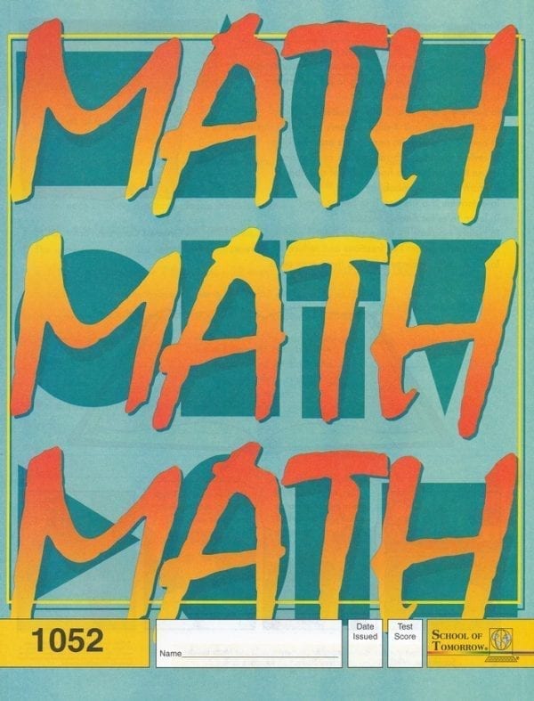5th Grade Math Pace 1052 by Accelerated Christian Education ACE