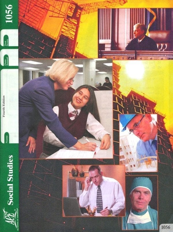 5th Grade Social Studies Pace 1056 by Accelerated Christian Education ACE