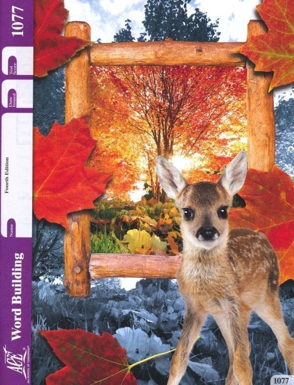 7th Grade Word Building Pace 1077 by Accelerated Christian Education ACE