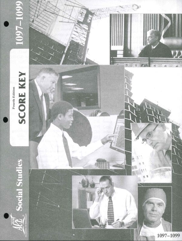 World Geography Key 1097-1099 from Accelerated Christian Education ACE
