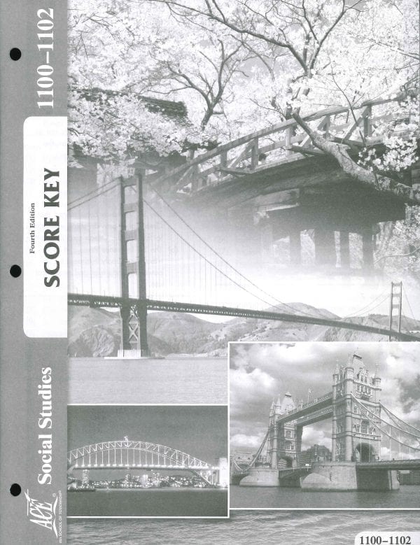 World Geography Key 1100-1102 from Accelerated Christian Education ACE