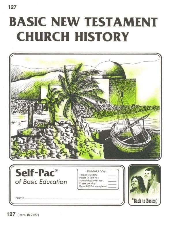 New Testament Church History Pace 127 from Accelerated Christian Education ACE