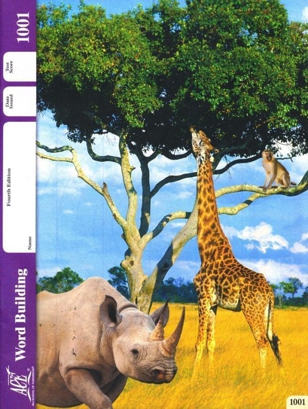 1st Grade Word Building Pace 1001 by Accelerated Christian Education ACE