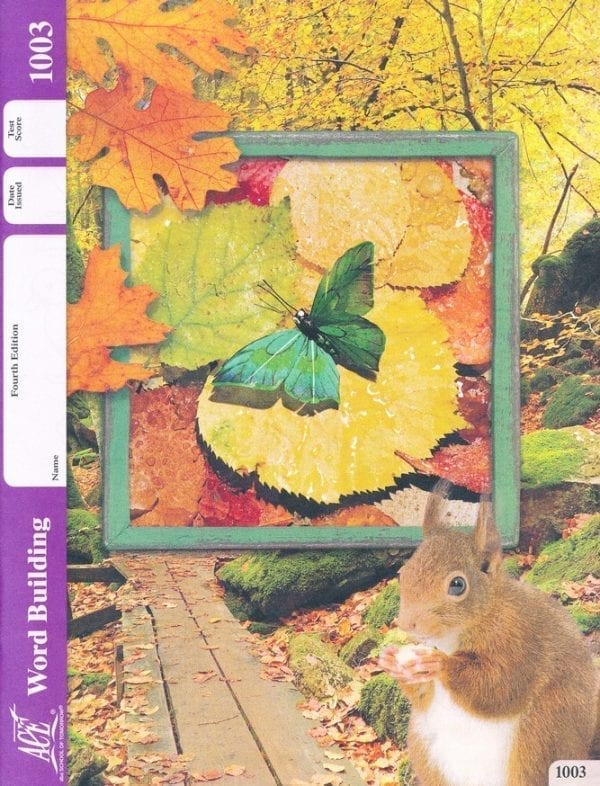 1st Grade Word Building Pace 1003 by Accelerated Christian Education ACE