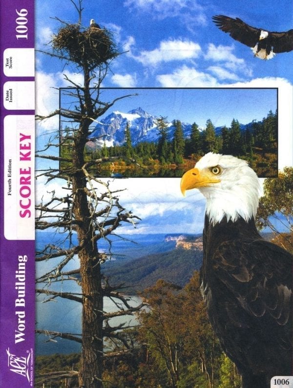 1st Grade Word Building Answer Key 1006 by Accelerated Christian Education ACE