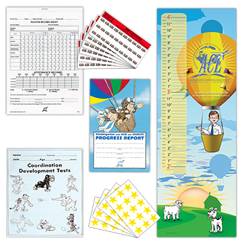 kindergarten student set