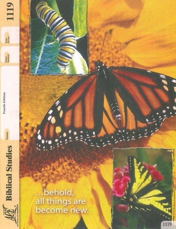 Old Testament Survey Pace 1119 (4th Edition) by Accelerated Christian Education ACE