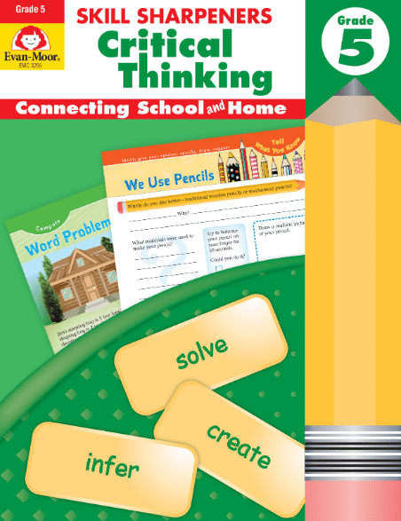 Skill Sharpeners Critical Thinking Grade 5 Activity Book from Evan-Moor