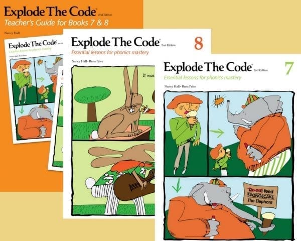 Explode the Code, Books 7 & 8 with Teacher Guide