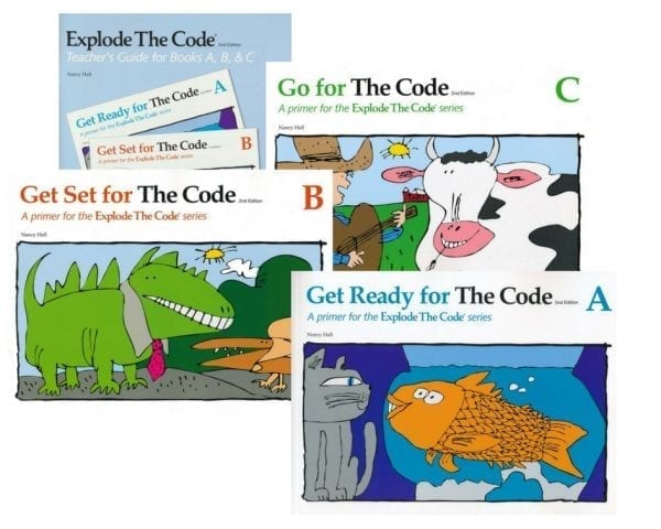 Explode the Code, Get Ready Bundle (Books A, B, & C) with Teacher Guide