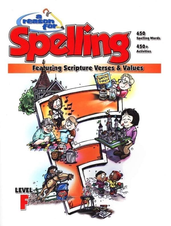 Level F Student Book from A Reason for Spelling