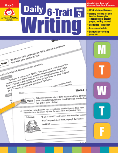 Daily 6-Trait Writing, Grade 5 from Evan-Moor