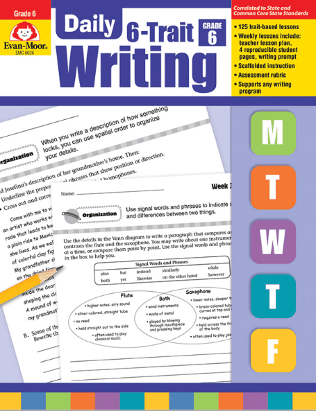Daily 6-Trait Writing, Grade 6 from Evan-Moor