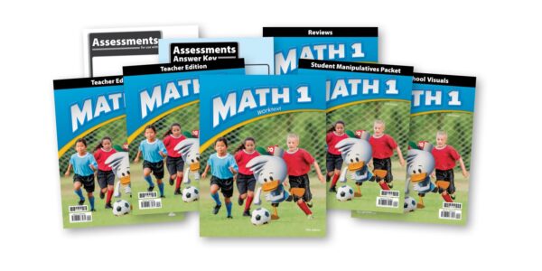 1st Grade Math Textbook Kit, 5th Edition from BJU Press