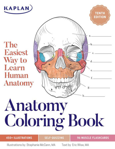 Advanced Biology: Anatomy Coloring Book, Tenth Edition